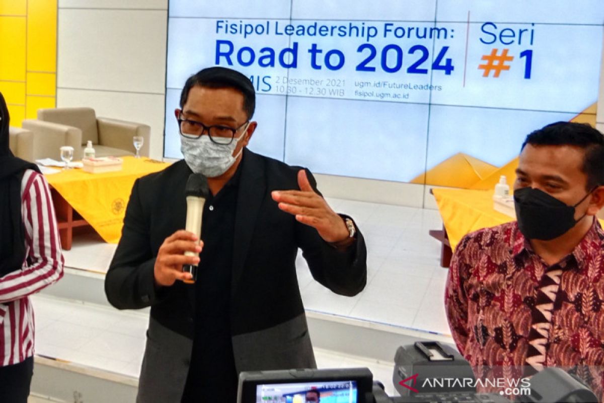 Ridwan Kamil anggap elektabilitasnya lumayan untuk maju Pilpres 2024