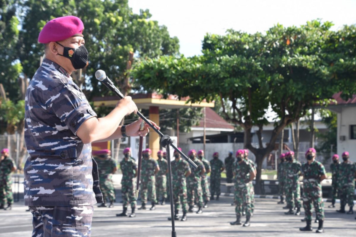 Danlantamal VIII minta prajurit jalin sinergitas dan soliditas