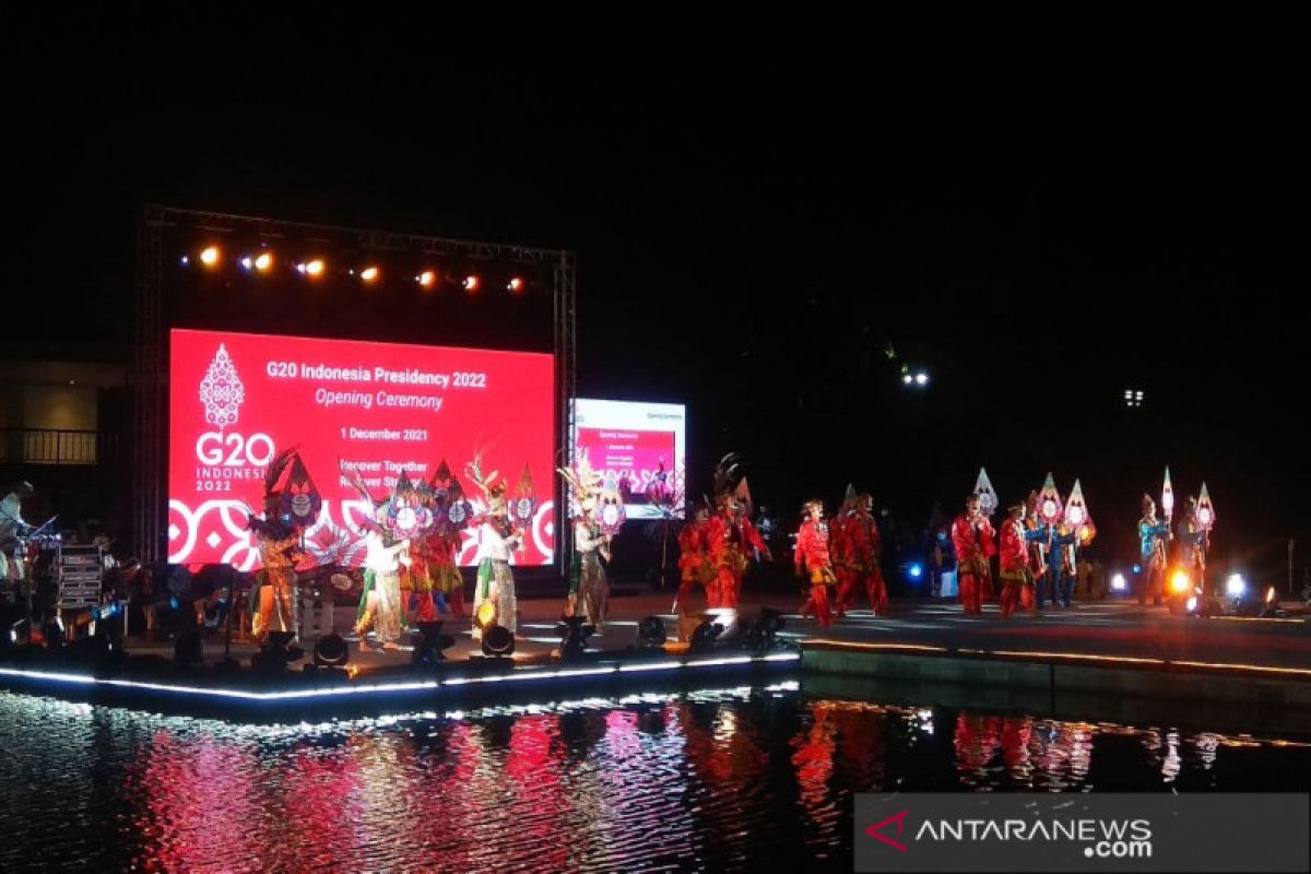 Pembukaan Keketuaan G20 di Jakarta tampilkan budaya Nusantara