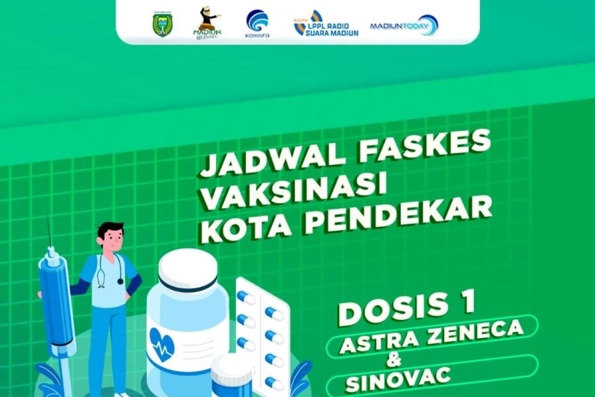 Pemkot Madiun terus intensifkan vaksinasi COVID-19 dosis 1