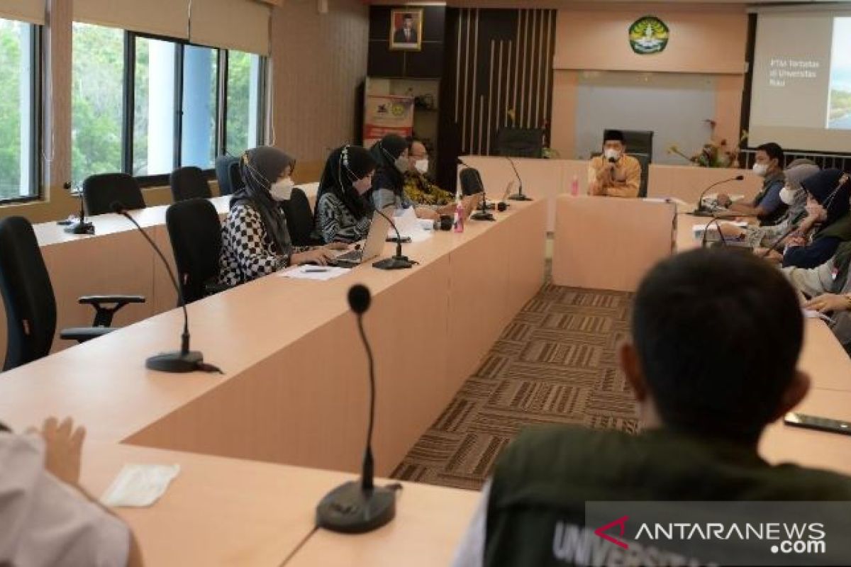 Tim Ditjen Dikti lihat persiapan Unri gelar kuliah tatap muka