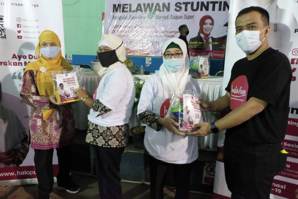 Puan Maharani gerakan warga Jatinangor melawan 