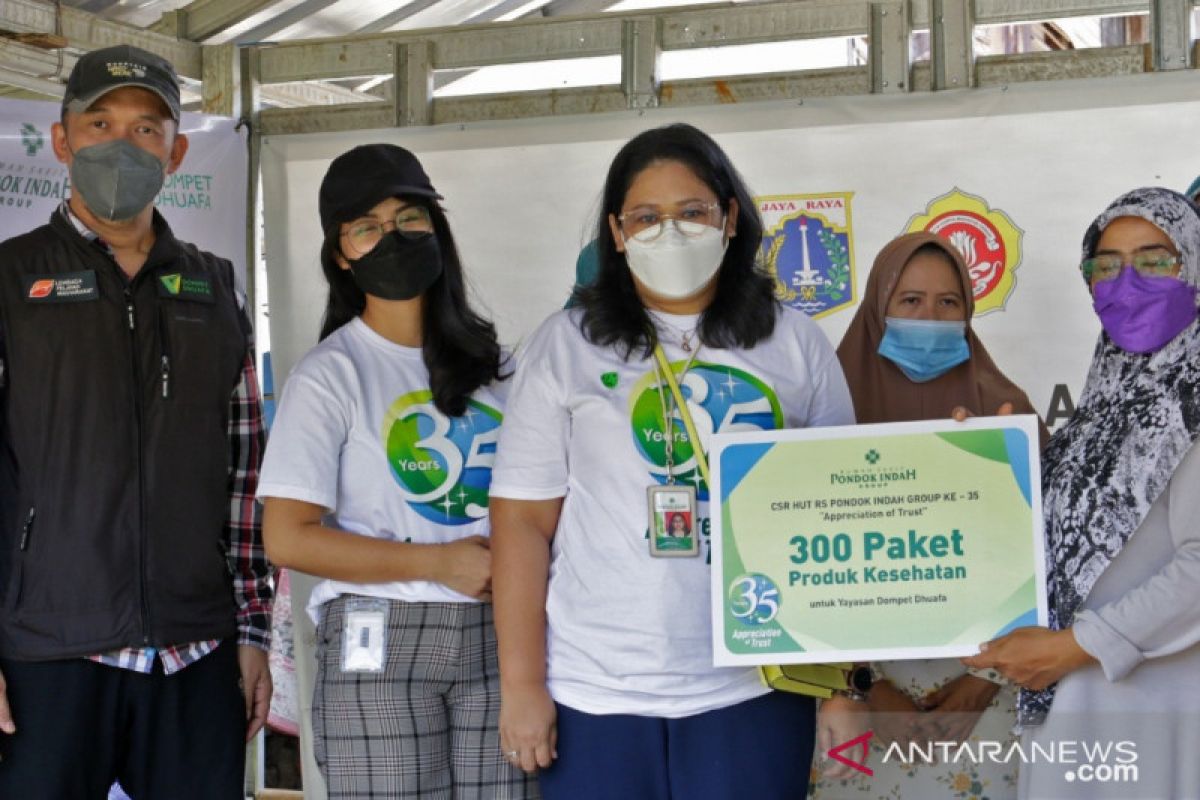 RSPI Group dan Dompet Dhuafa sumbang nutrisi dan vitamin kepada masyarakat