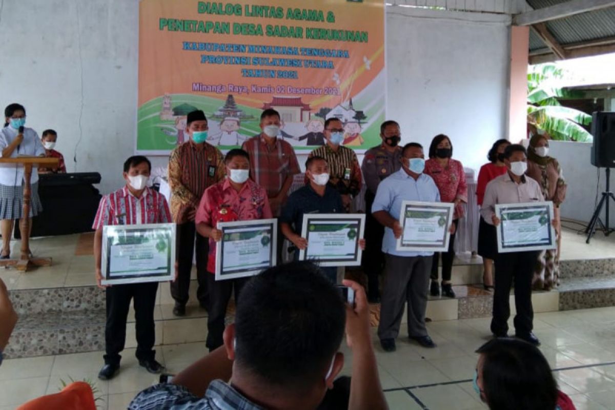 Dapat penghargaan Kemenag, Minanga Raya paling menjaga kerukunan di Minahasa Tenggara