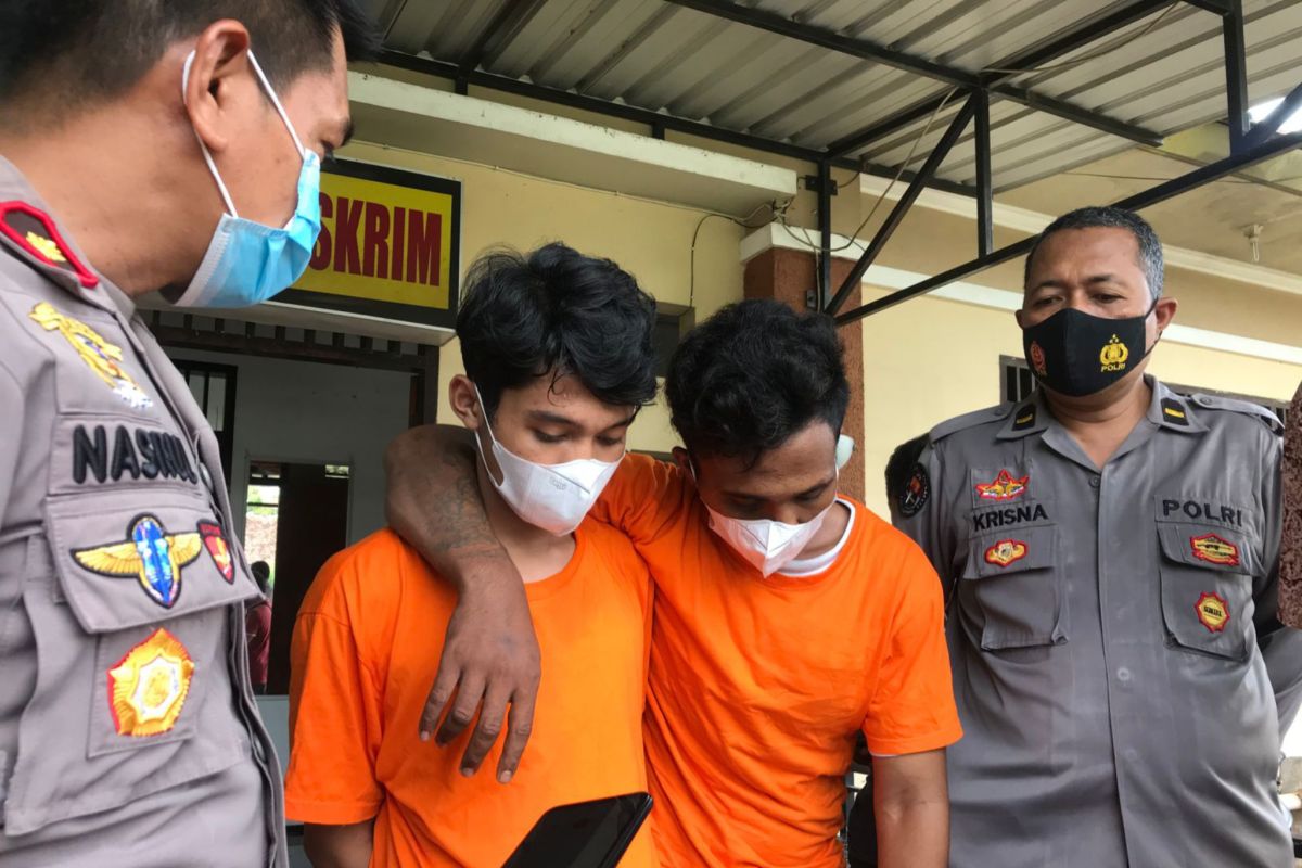 Jambret HP bule, dua pemuda di Lombok Tengah diringkus polisi