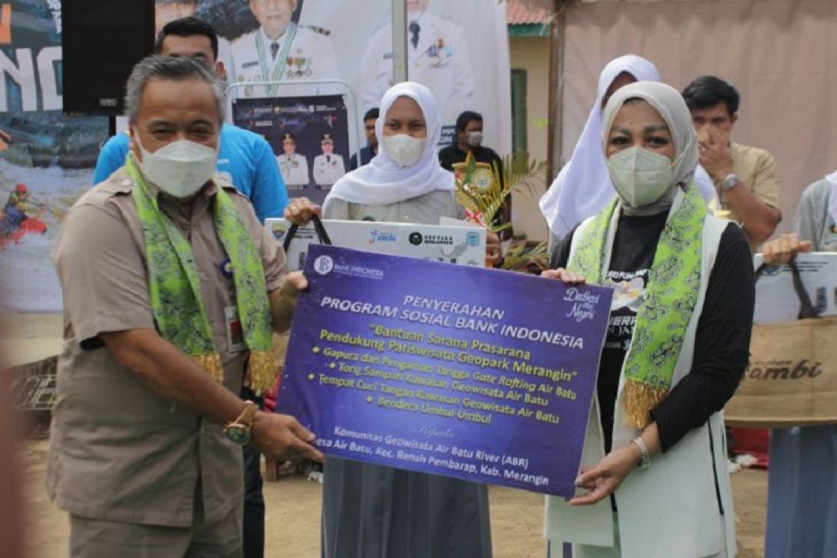 Dukung pariwisata Jambi, BI berikan bantuan di kawasan Geopark Merangin