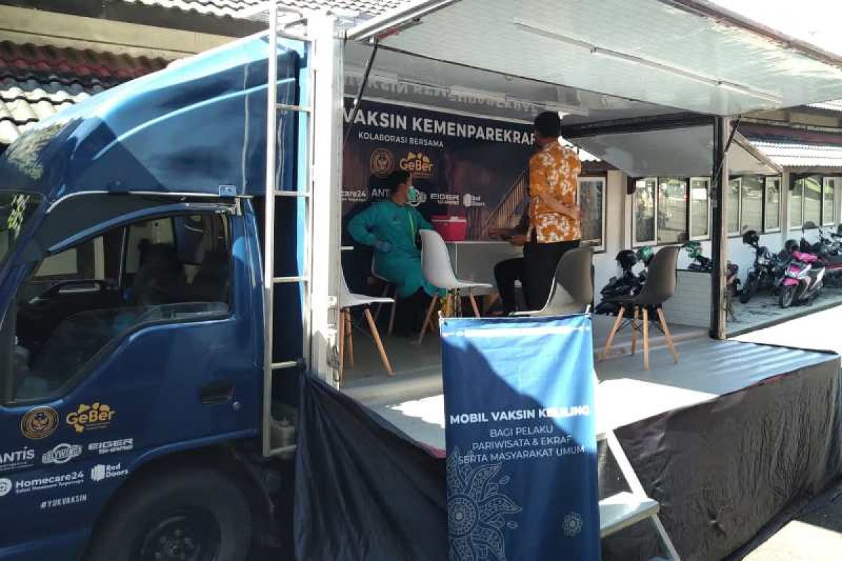 Mobil Kemenparekraf bantu percepatan vaksinasi di Wonosobo-Jateng