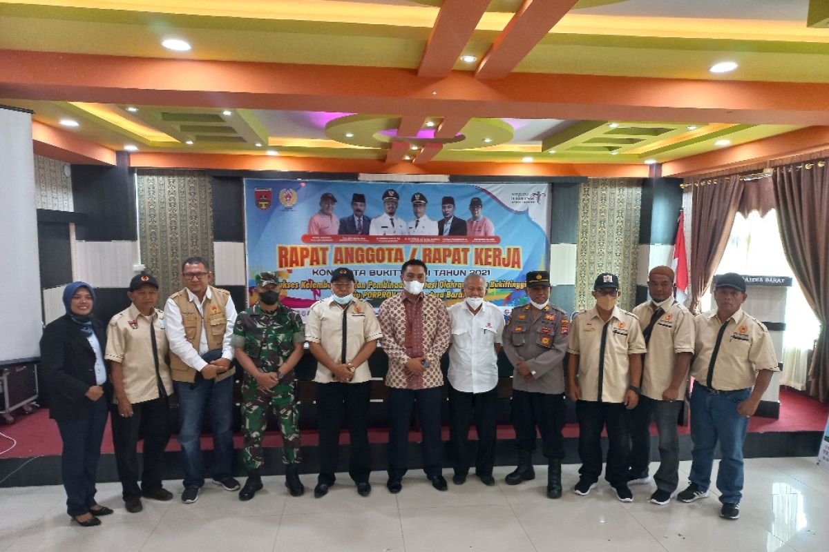 KONI Bukittinggi laksanakan Raker 2021 menuju Porprov XVI Sumbar