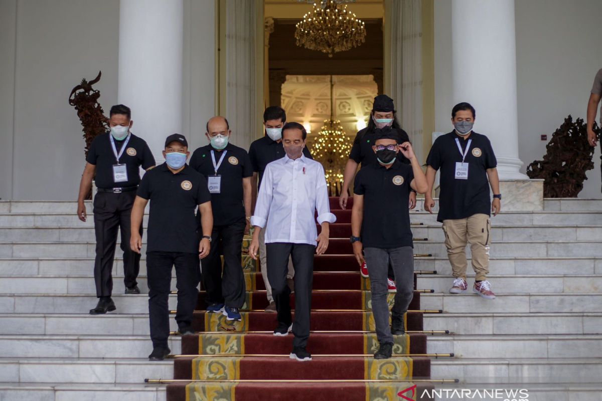 Wali Kota Bogor laporkan hasil kongres JKPI kepada Presiden Jokowi