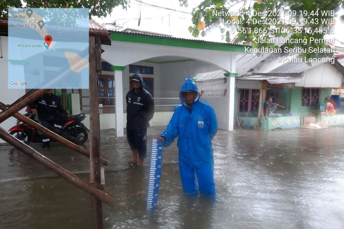 Rob landa enam lokasi di Pulau Pari Kepulauan Seribu