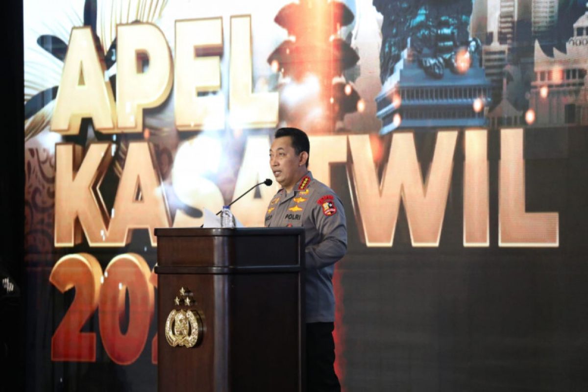 Apel Kasatwil, Kapolri minta capaian positif penanganan COVID-19 dipertahankan