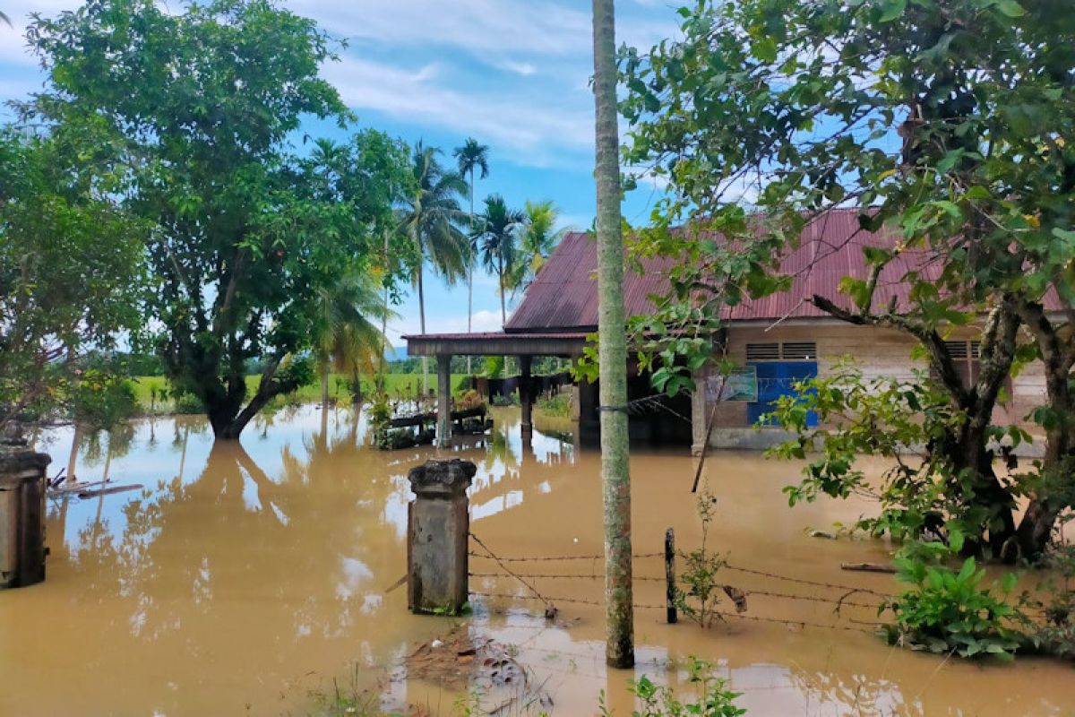 Hujan deras, lima desa di Aceh Utara terendam banjir