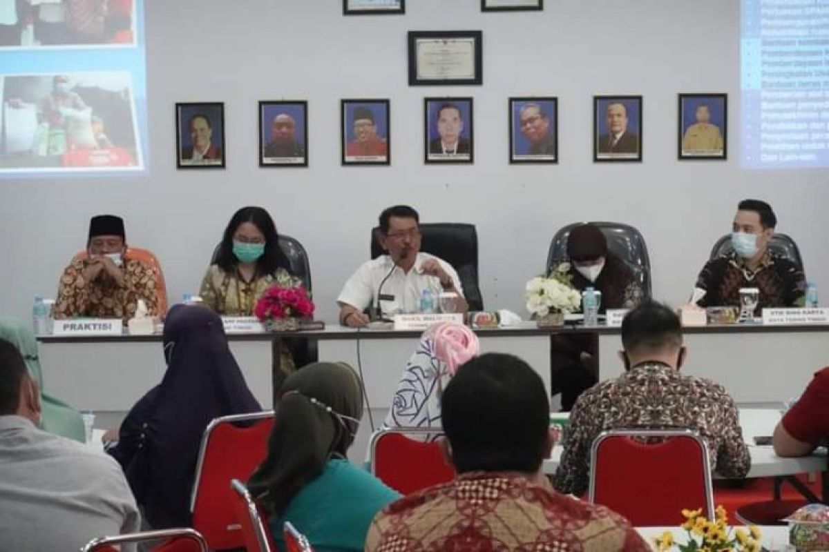 Wakil Wali Kota pimpin rakor evaluasi TKPK Tebing Tinggi 2021