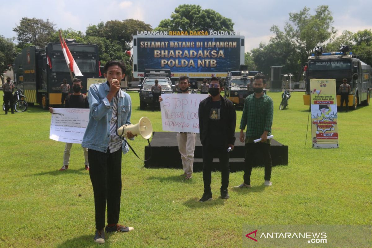 Polda NTB mengumumkan pemenang lomba orasi unjuk rasa Piala Kapolri 2021