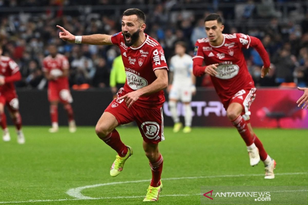 Liga Prancis - Marseille jadi korban tren positif Brest