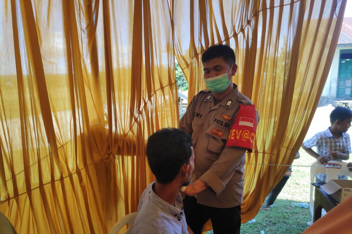 Polda gandeng Bank Aceh gelar vaksinasi action di Aceh Besar