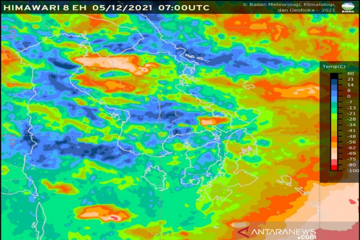 BMKG: Wilayah Indonesia berpotensi hujan lebat seminggu ke depan