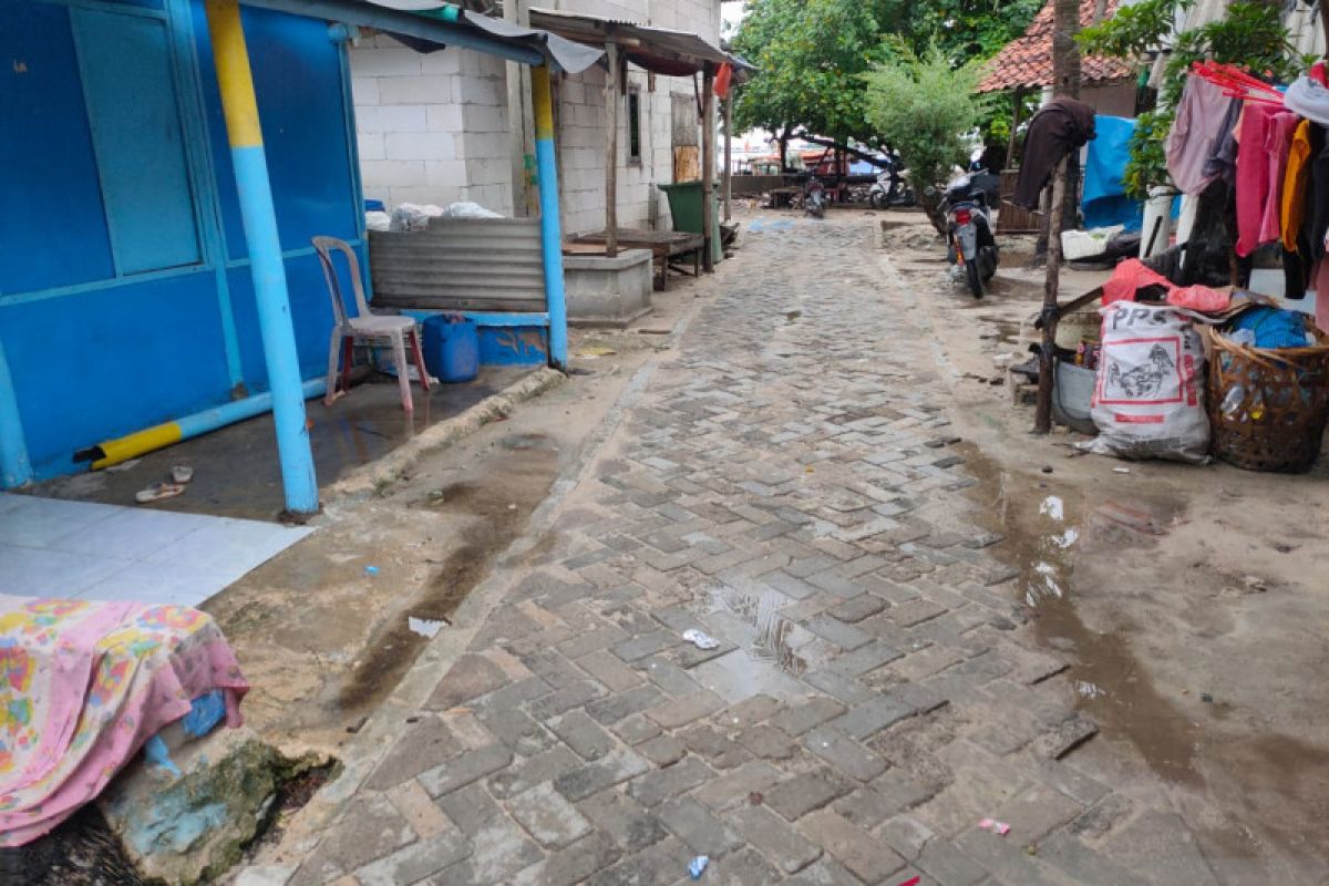 Rob di Pulau Pari telah surut pada Minggu