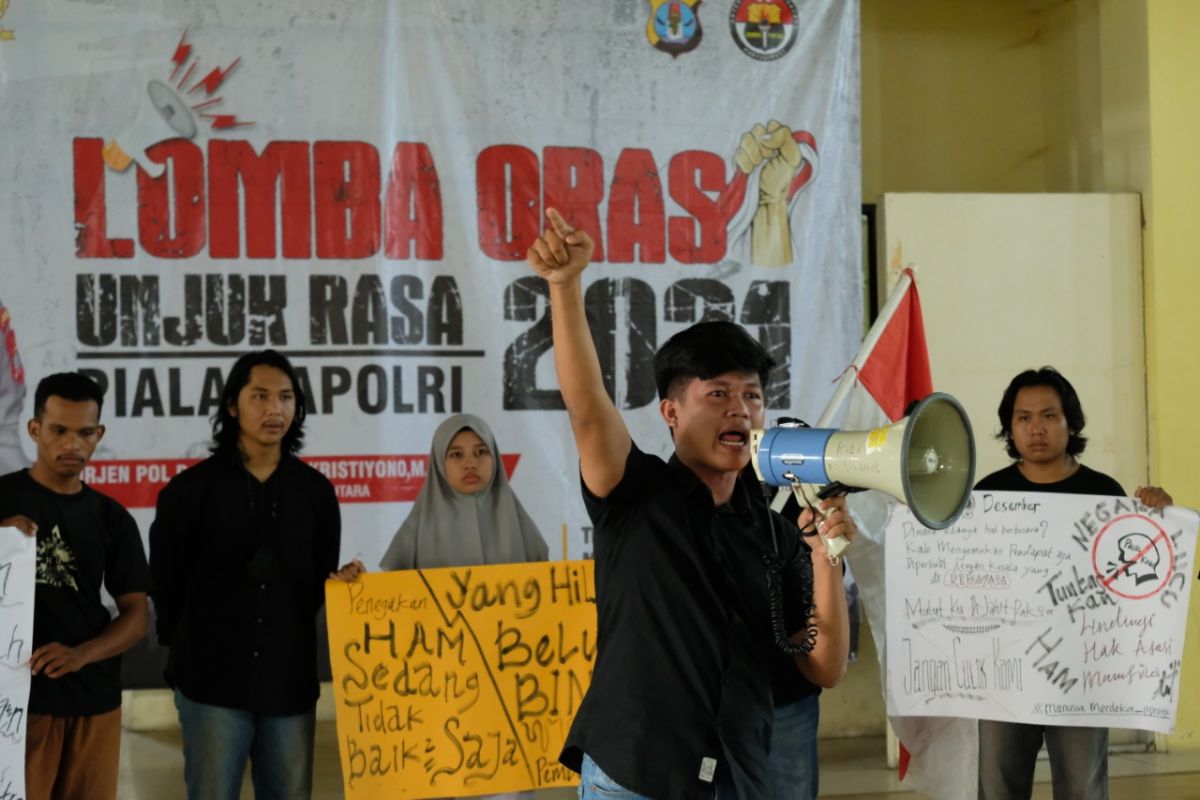 Hari HAM, Polda Kaltara gelar lomba orasi unjuk rasa Piala Kapolri