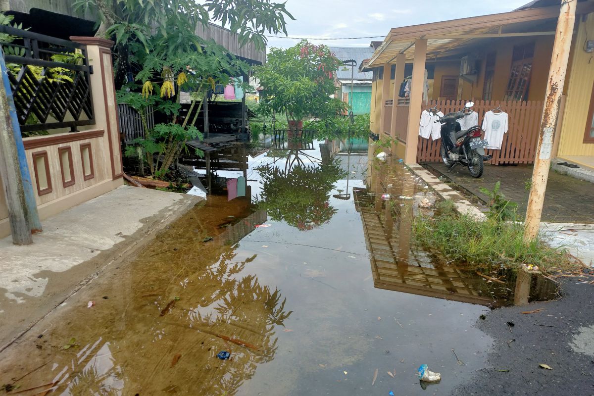 Hujan hampir semalam suntuk rendam sejumlah perumahan penduduk Banjarmasin