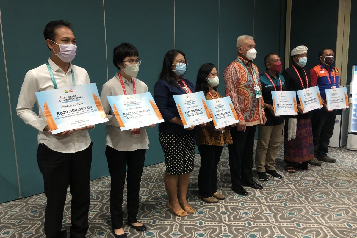 PBSI dan IBF sumbang Rp219,5 juta untuk warga Bali terdampak pandemi