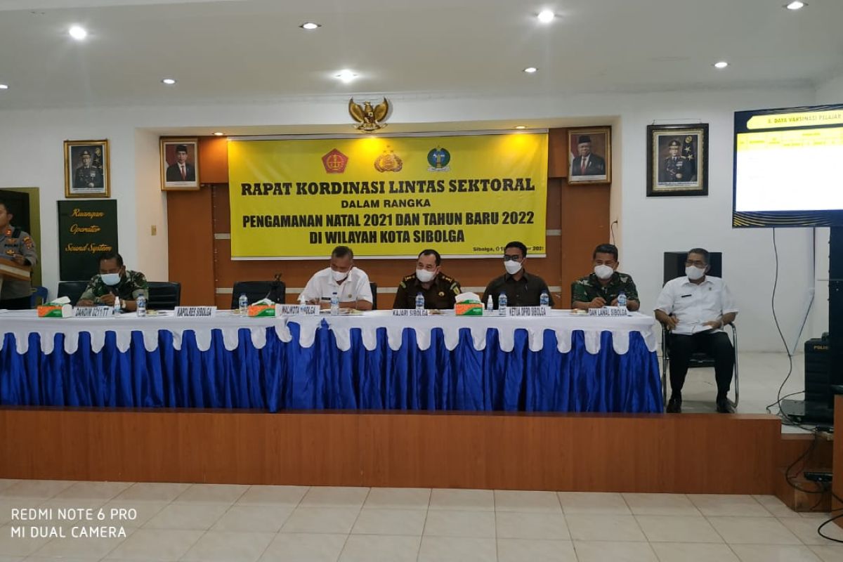 Kota Sibolga rangking ketiga hasil vaksinasi dosis pertama se-Sumut