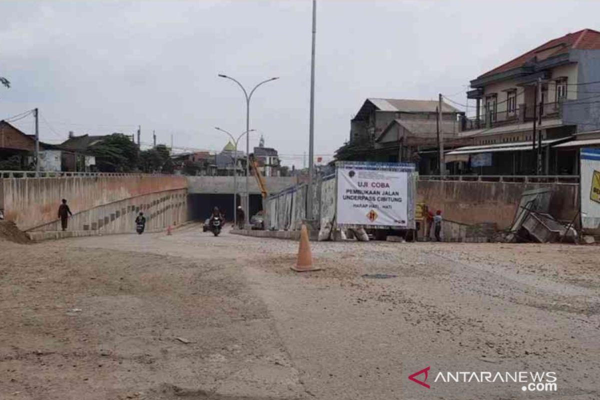 Pemkab Bekasi apresiasi Kemenhub uji coba operasional Underpass Cibitung