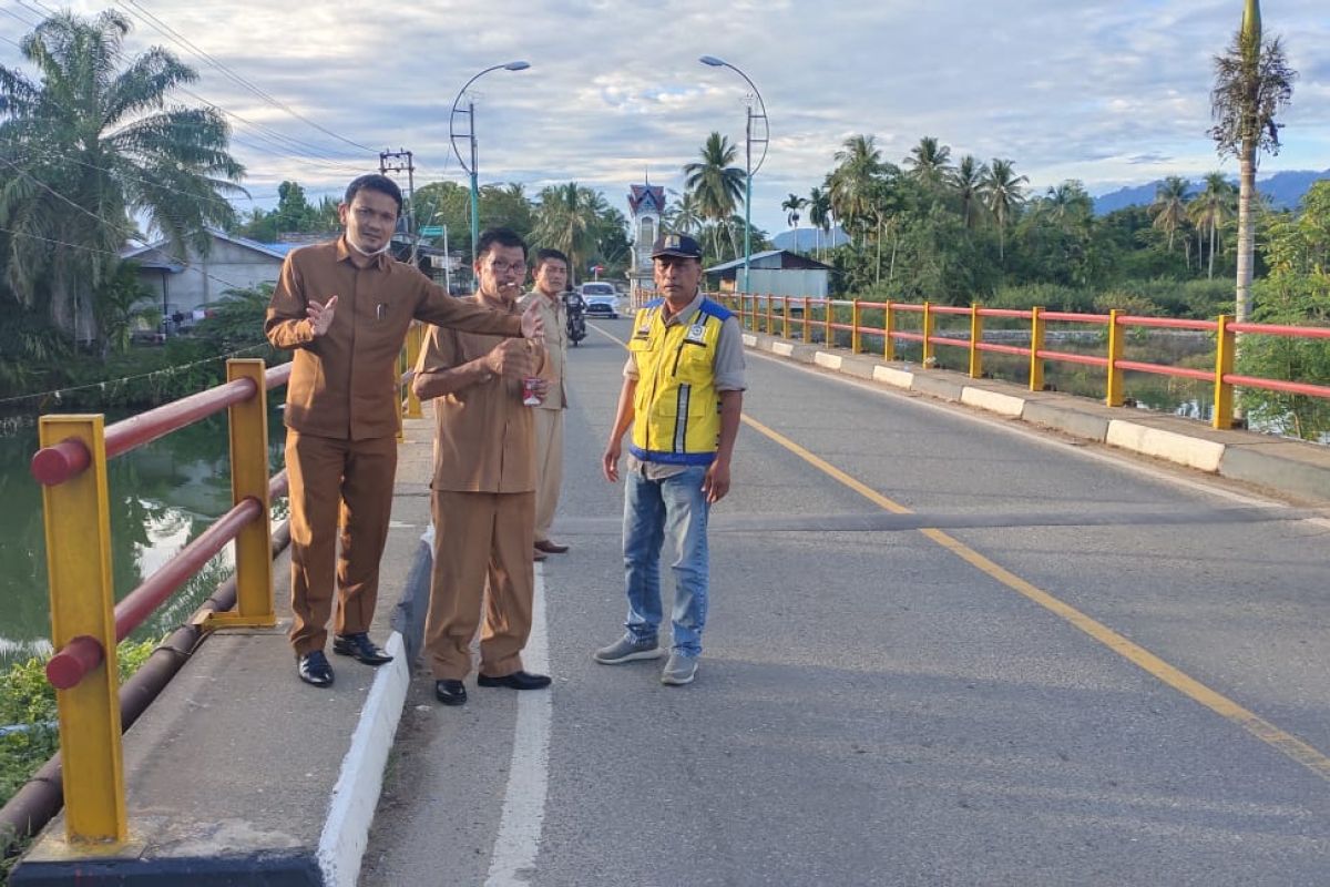 Ini jembatan yang akan dilebarkan di Abdya