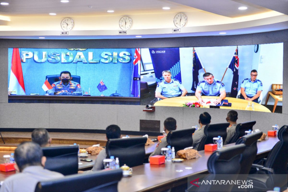 Polri-Polisi Selandia Baru kerja sama memberantas kejahatan transnasional