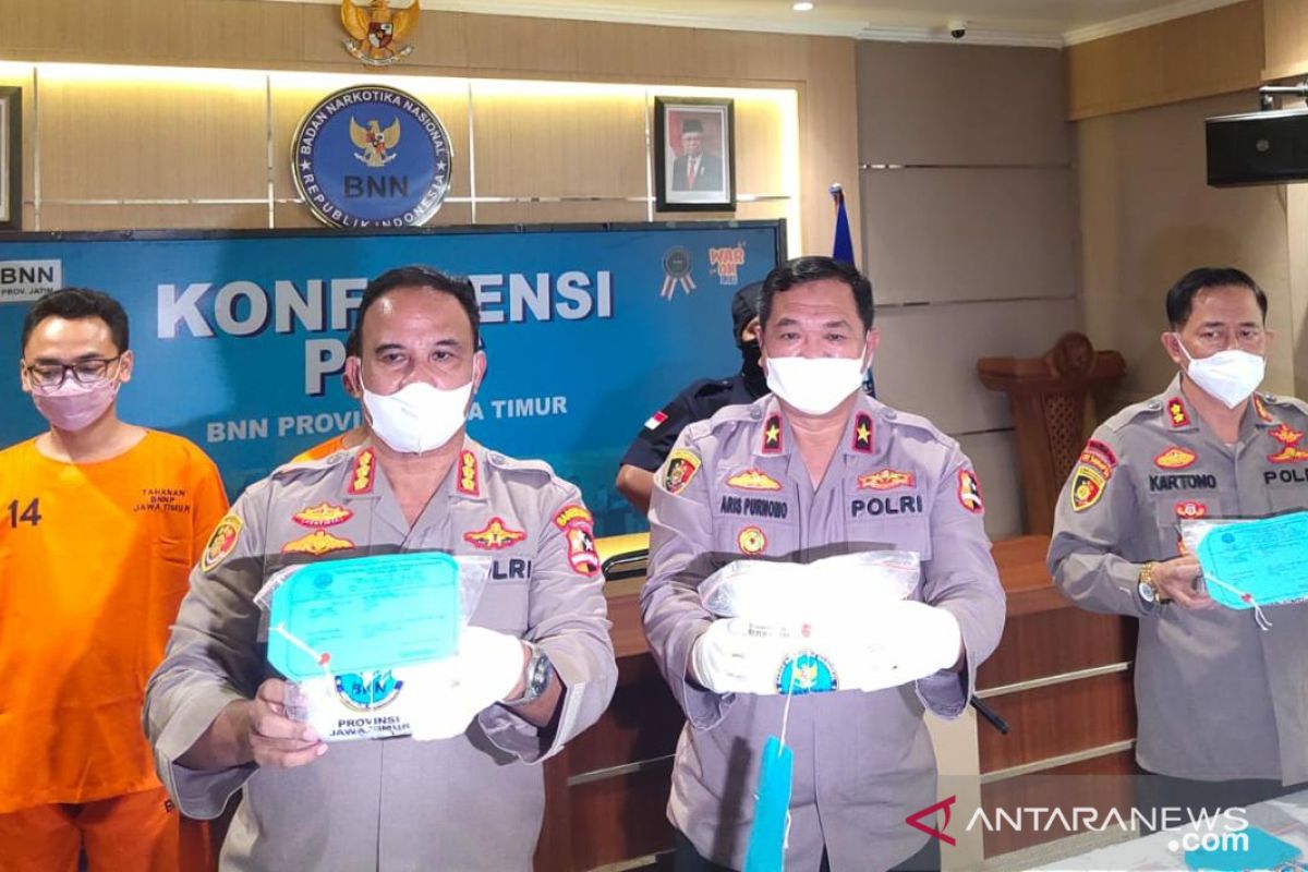 BNNP Jatim gagalkan peredaran sabu-sabu dari jaringan Jakarta-Mataram