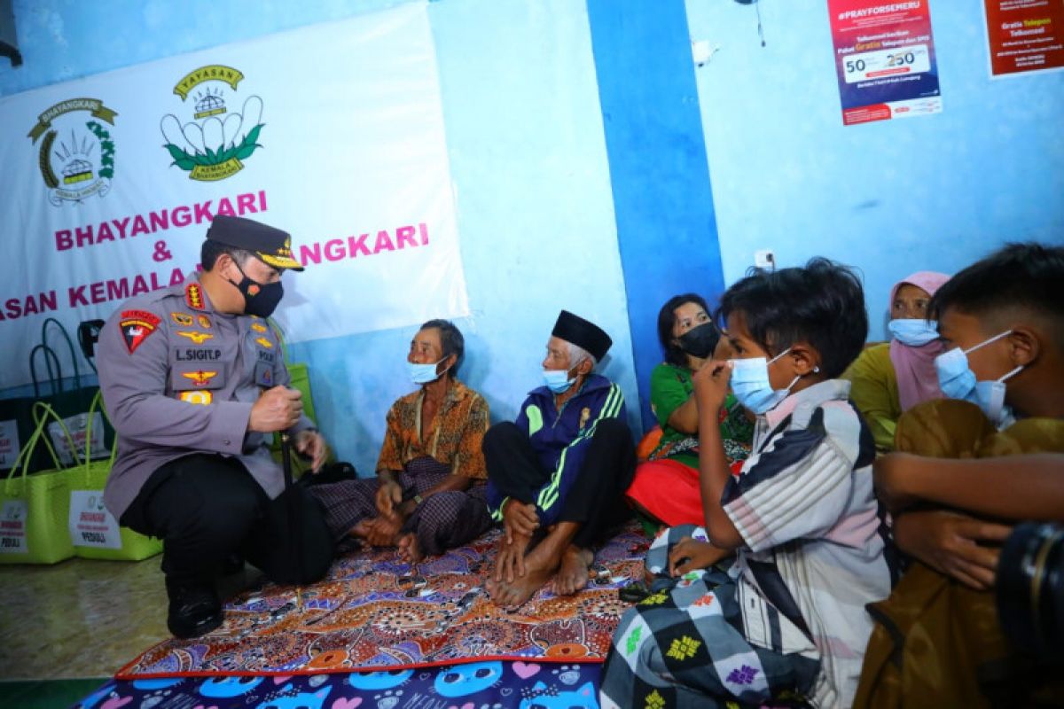 Kapolri pastikan penanganan dan evakuasi pasca-APG Gunung Semeru berjalan baik