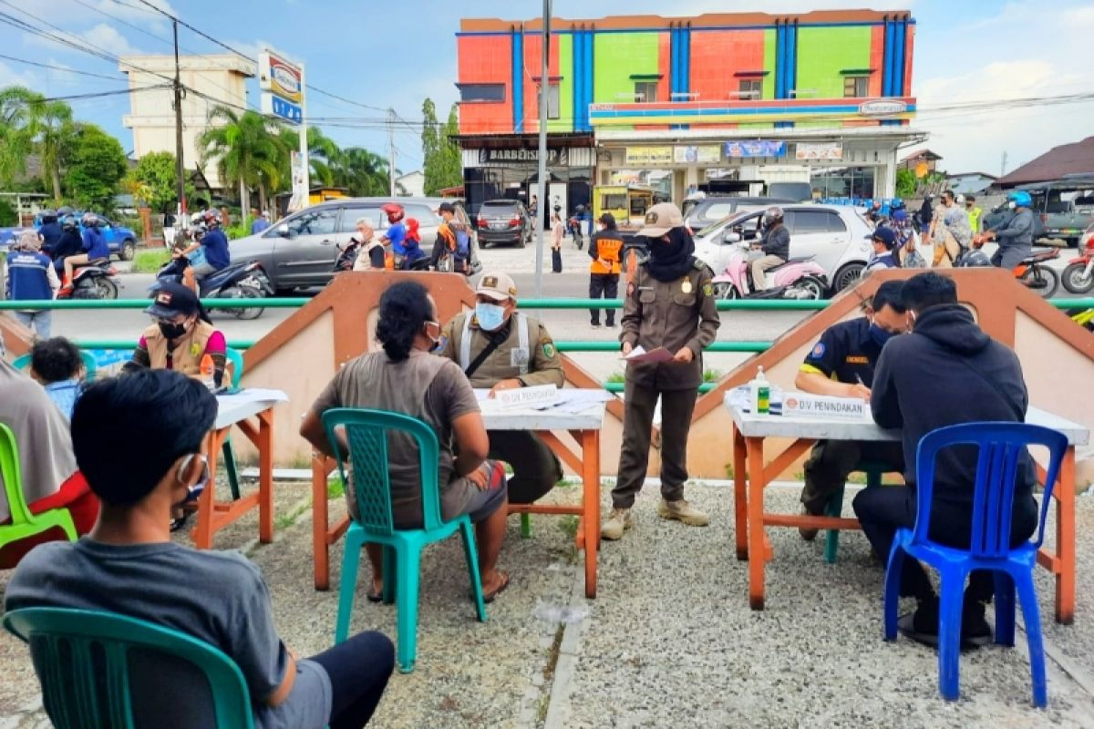 Operasi Yustisi di Palangka Raya temukan 48 pelanggar protokol kesehatan