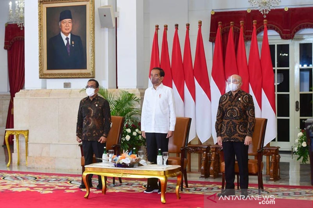 Presiden Jokowi sebut RI satu dari lima negara berhasil kendalikan pandemi