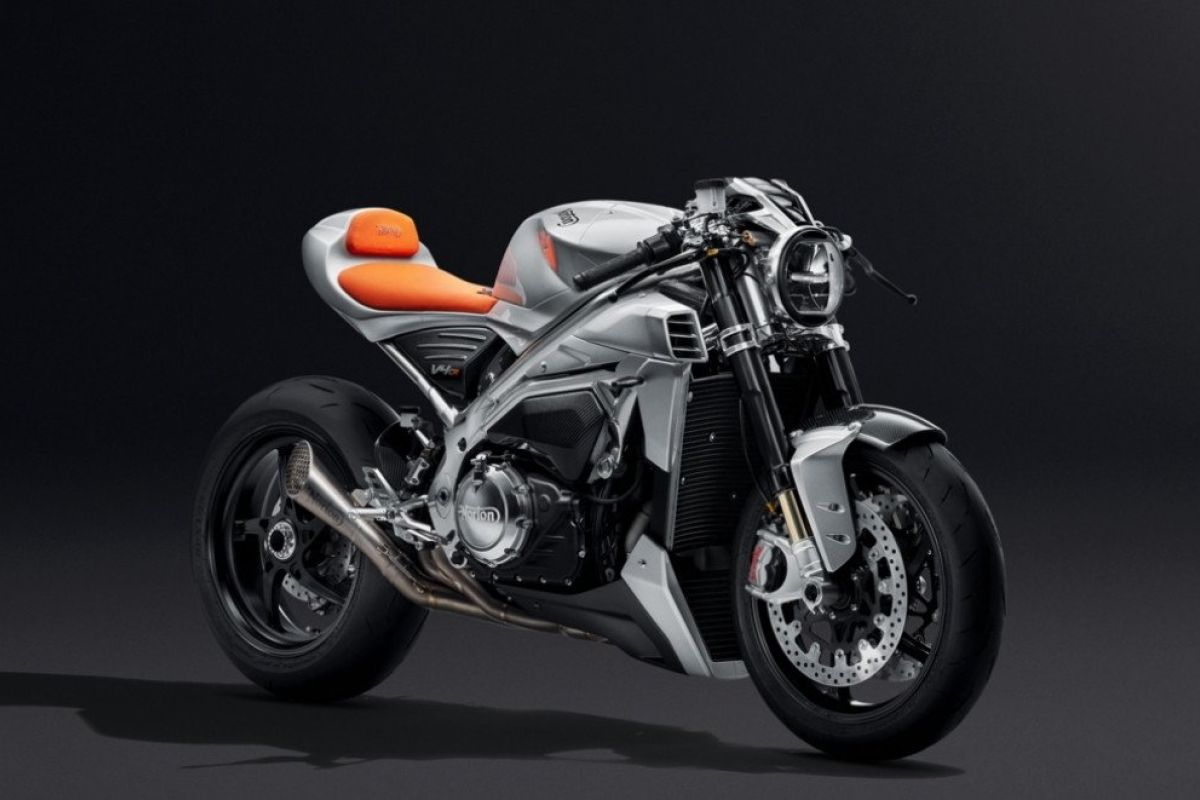 Norton pamerkan purwarupa "cafe racer" bermesin V4