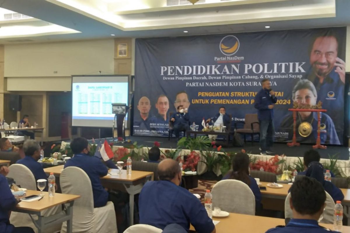 Pemilu 2024, NasDem targetkan 10 kursi di DPRD Surabaya