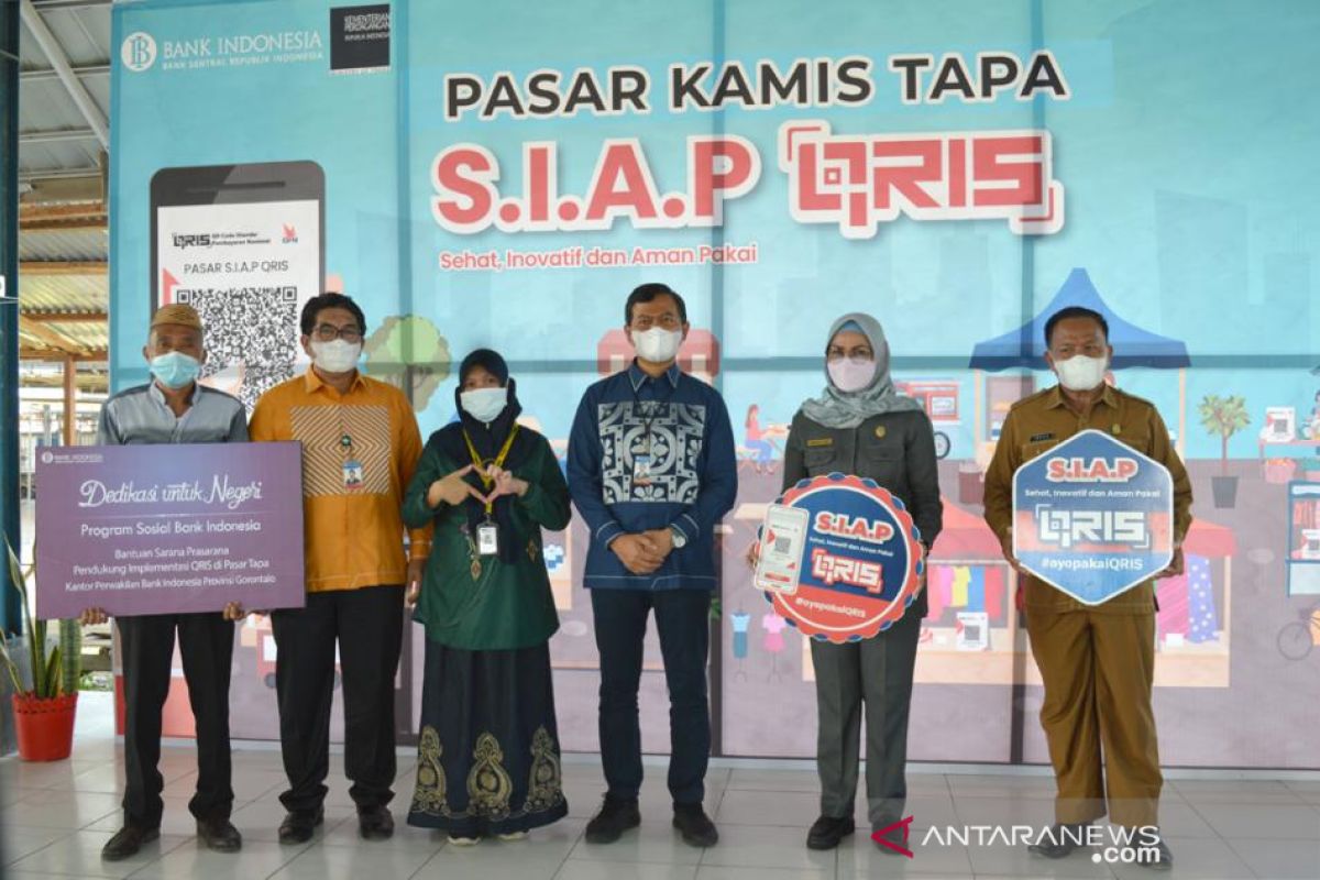 Pasar Kamis Tapa uji coba terapkan sistem pembayaran QRIS