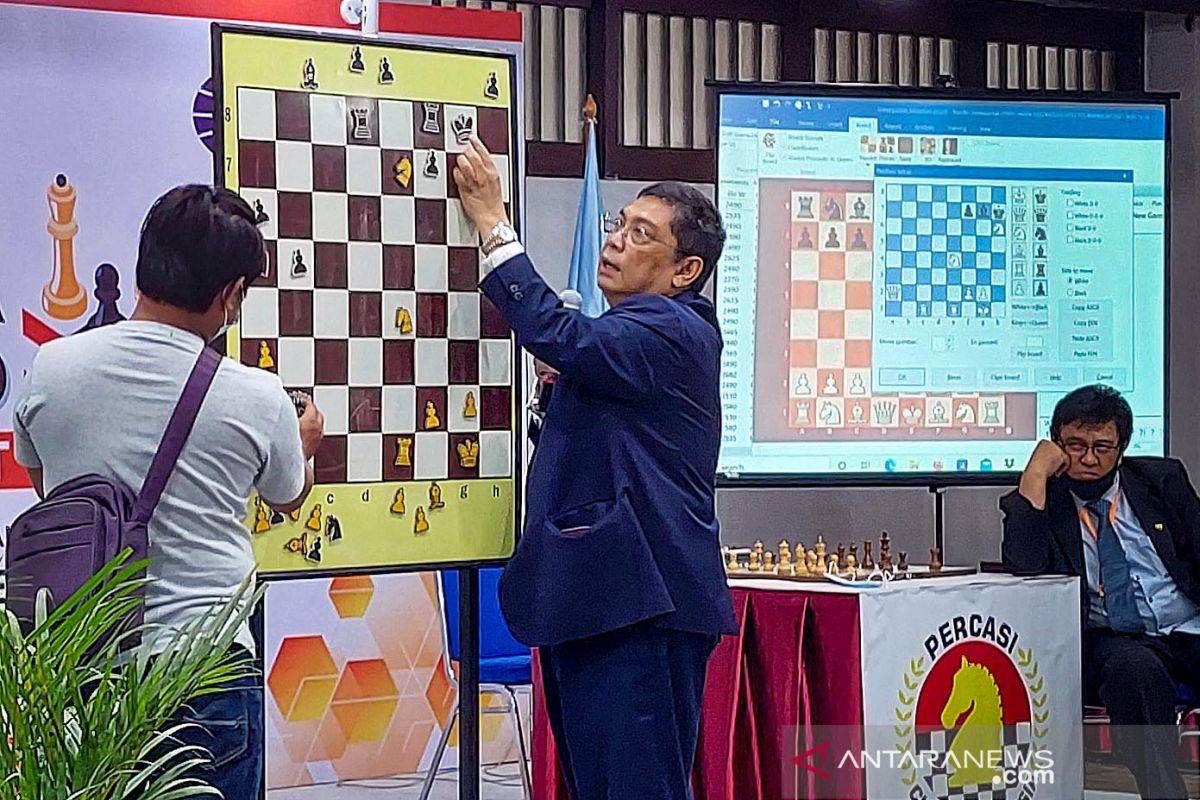 GM Utut berbagi ilmu dalam ajang JAPFA FIDE Rated Chess Tournament