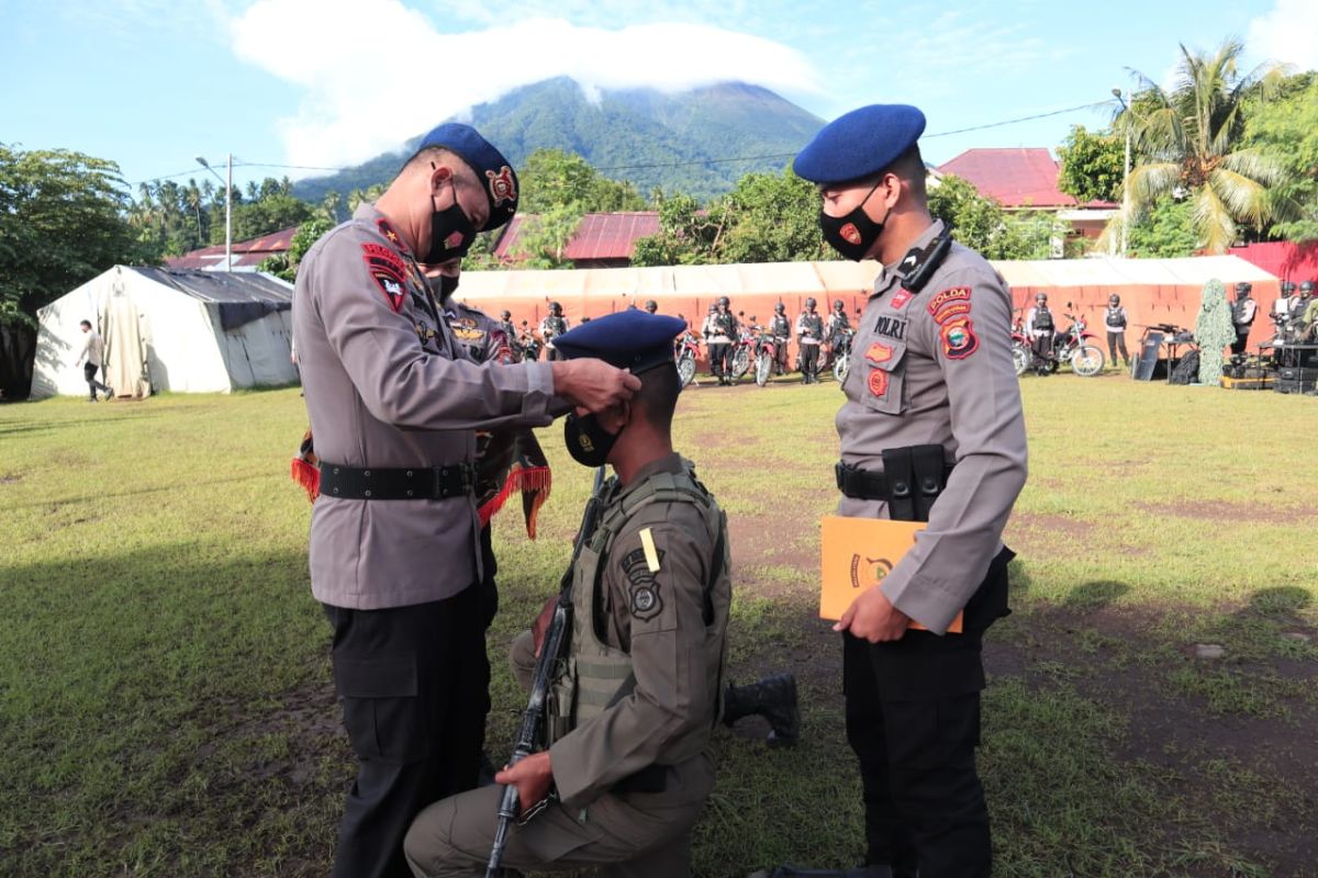 Wakapolda Malut tutup latihan kemampuan bintara remaja Brimob, tingkat profesionalisme