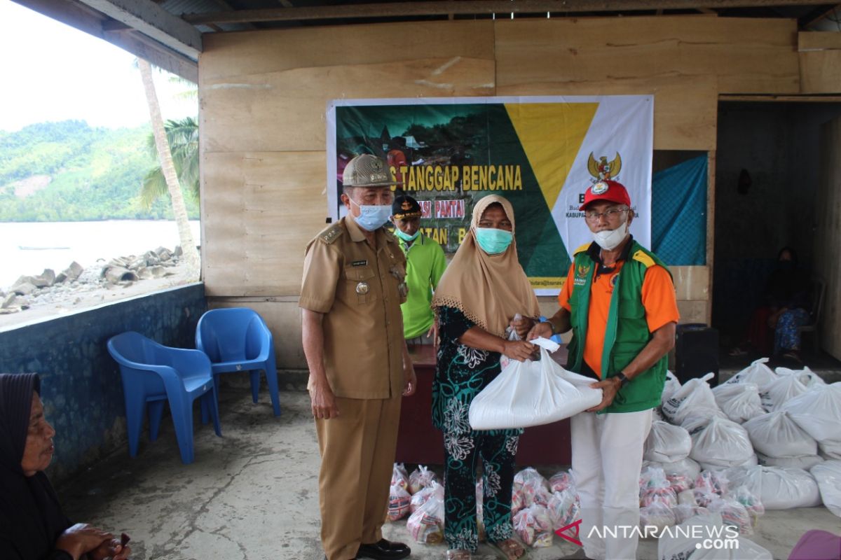 Baznas Gorontalo Utara salurkan bantuan ke korban bencana di Biau