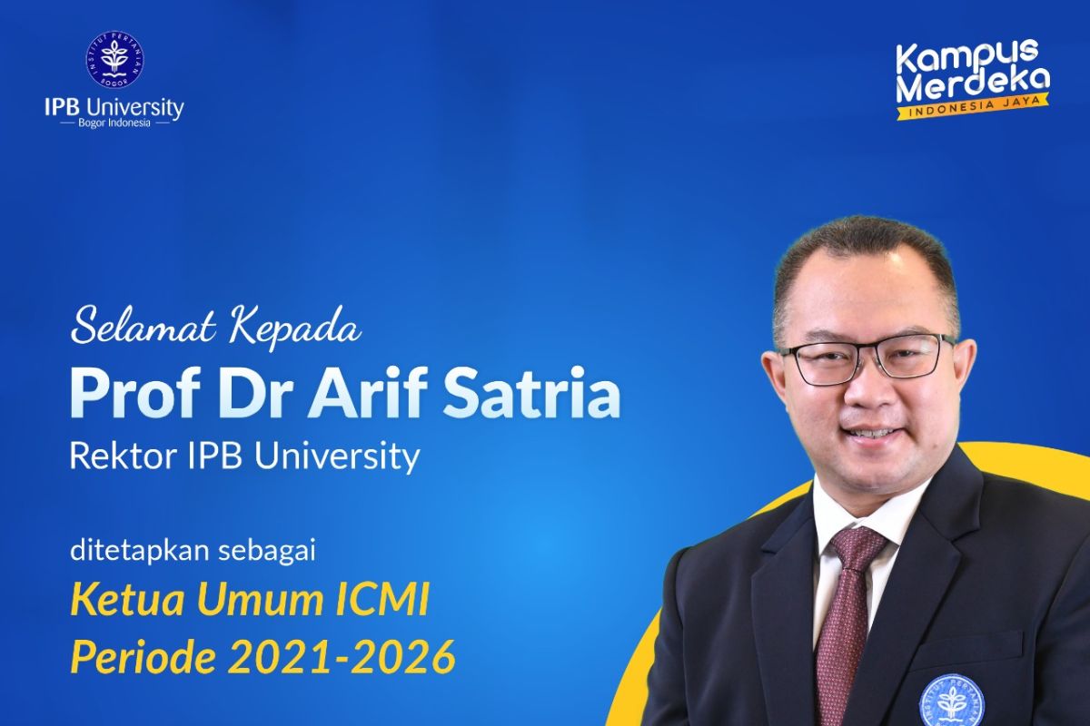 Rektor IPB Arif Satria sambut terpilihnya jadi Ketua ICMI dengan berpantun