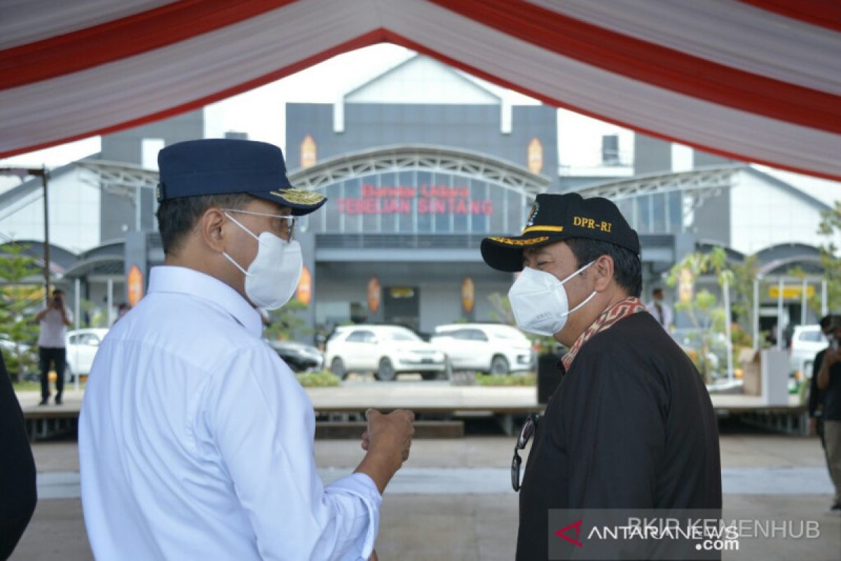 Menhub: Bandara Tebelian Sintang Kalbar siap diresmikan Presiden