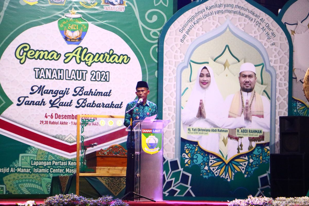 Tanah Laut juara umum Gema Al-Qur'an 2021