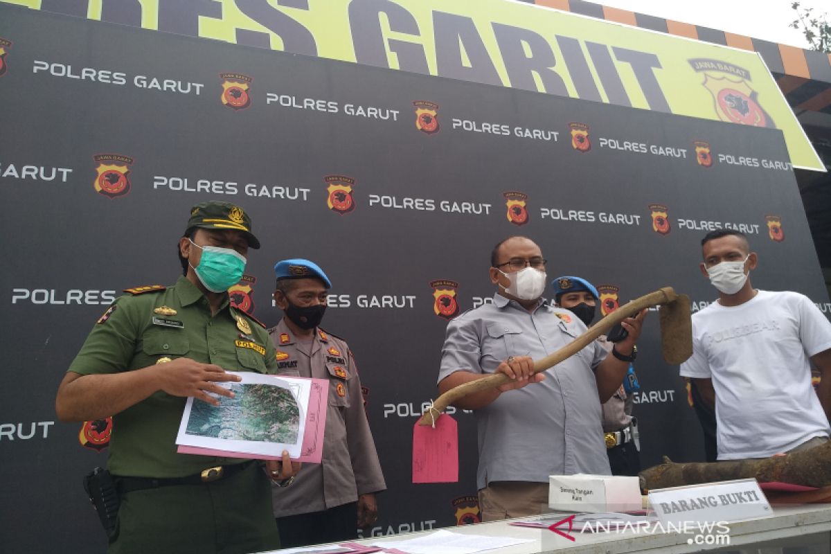 BKSDA laporkan alih fungsi lahan hutan ke Polres Garut