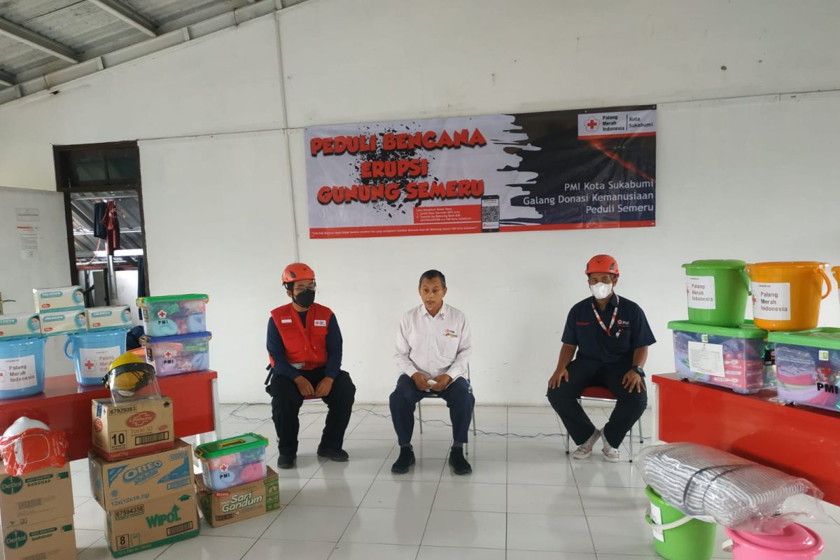 PMI Kota Sukabumi galang donasi kemanusiaan peduli erupsi Semeru