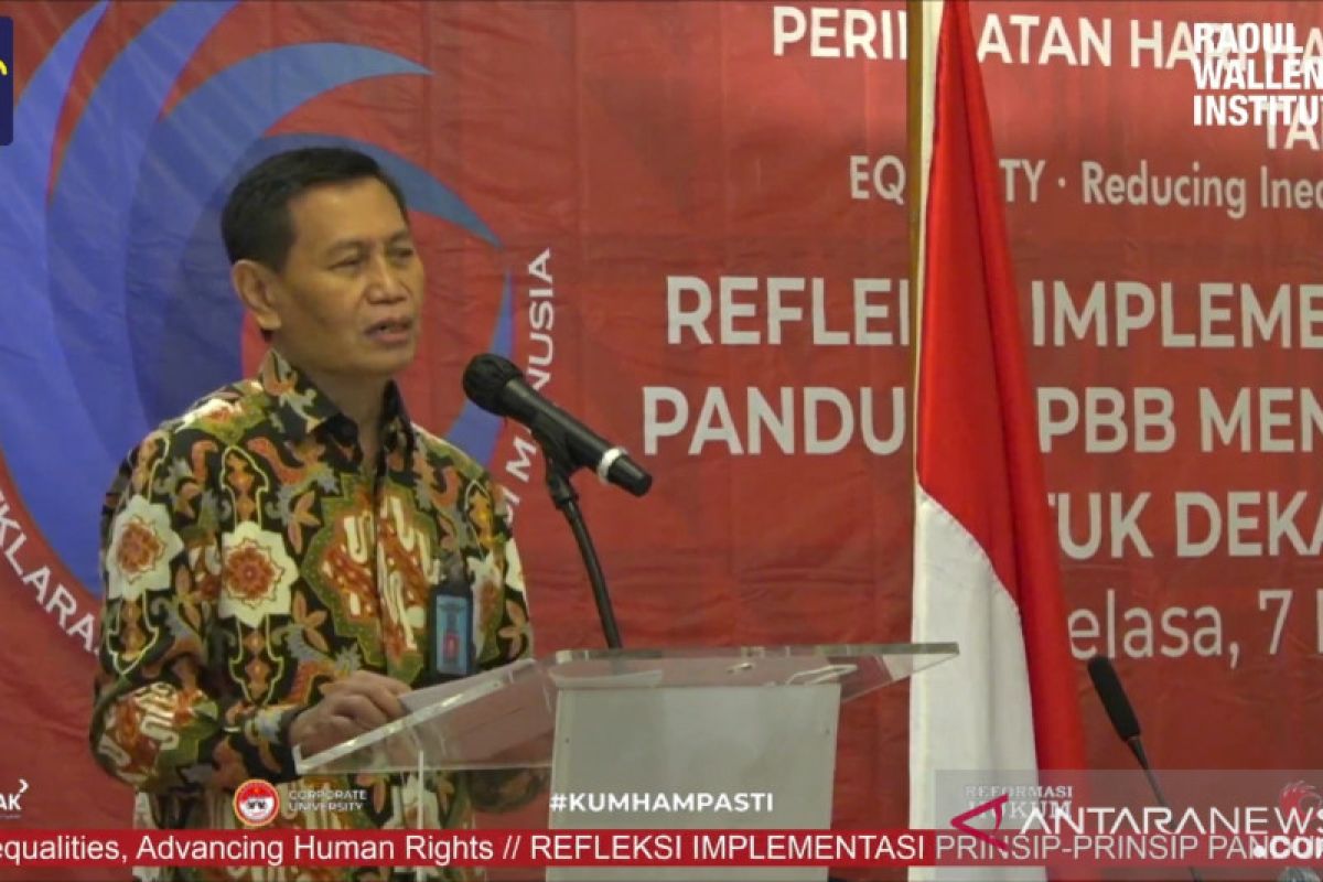 Kemenkumham ingatkan pelaku usaha beri penghormatan pada pekerja