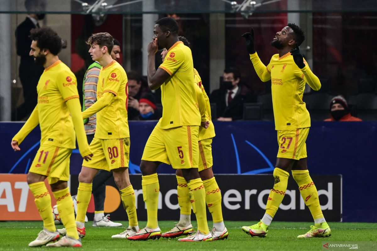 Menang 2-1, Liverpool akhiri perjalanan AC Milan di Liga Champions