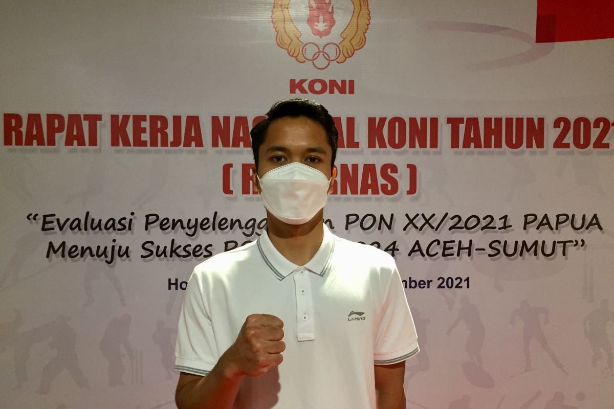 Anthony Ginting sedih batal tampil di Kejuaraan Dunia 2021