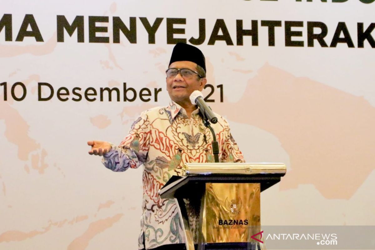 Mahfud minta Baznas ikut mengentaskan kemiskinan di perbatasan