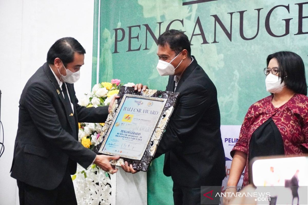 PLN raih penghargaan Platinum pada ajang BUMN CSR Award Bali