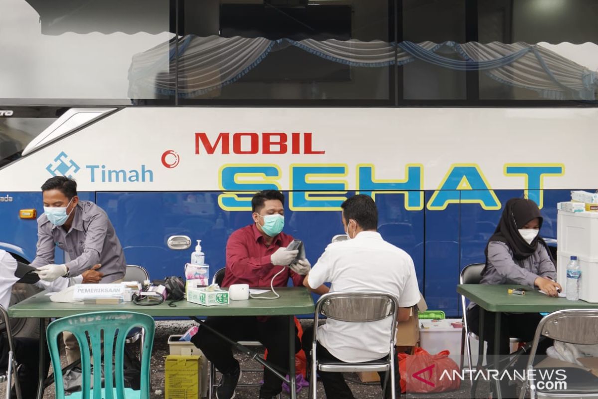 Mobil Sehat PT Timah Tbk Berikan Pelayanan Kesehatan Gratis  Selama Tiga Hari Bagi Warga Belinyu